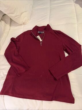 Sporty Zip-Front Top